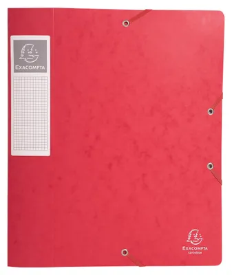 Image de Exacompta 10x Boite de classement Cartobox Dos 60mm A4 Rouge 16009H
