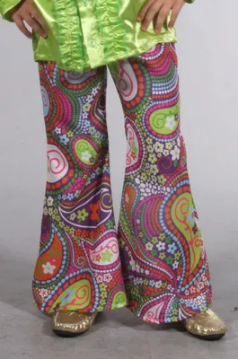 Produktbild von M207027-110-116-A Kinder Hippie-Party Hose Schlaghose Gr.116
