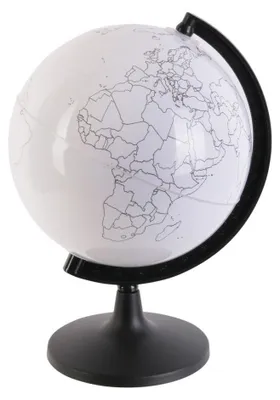 Image de Globe terrestre rotatif à colorier - Feutres inclus