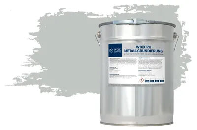 Produktbild von Wixx PolyurethanMetallgrundierung - RAL 7035 | Hellgrau - 2,5L