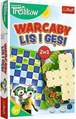 Produktbild von Fuchs und Gänse Damespiel Treflik Familie 02301