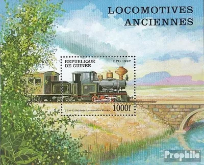 Produktbild von Briefmarken Guinea 1997 Mi Block512 (kompl.Ausg.) postfrisch Lokomotiven
