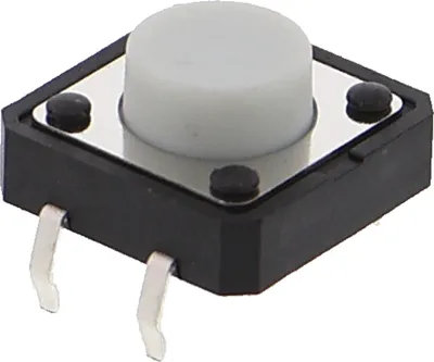 Produktbild von Taster mit farbigem Knopf - 12*12*6mm / 12*12*9mm Farbe: 12*12*6mm - Weiß