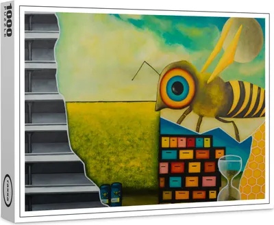 Image de puzzle raxxa Premium "Abeille", 1000 pièces