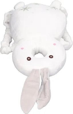 Immagine prodotto di Zaino di protezione per la testa del bambino, cuscinetto di protezione per animali del cartone animato del bambino per gattonare, camminare, coniglio bianco
