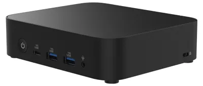 Produktbild von ASUS NUC 14 Essential RNUC14MNK1500002, Mini-PC Barebone, DDR5-SDRAM, M.2, Ethernet/LAN, 802.11a, 802.11b, 802.11g, Wi-Fi 4 (802.11n), Wi-Fi 5 (802.11ac), Wi-Fi 6 (802.11ax), Wi-Fi 6E..., 65 W