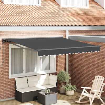 Image de vidaXL Cadre d'auvent anthracite 300 x 250 cm