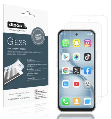 Obrázok produktu pre 2x dipos GlassAR viqee A19PRO Mini-Smartphone