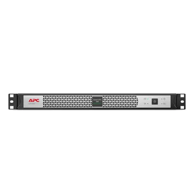 Produktbild von APC Smart-UPS SC SCL500RMI1UC - USV (Rack - einbaufähig) - Wechselstrom 230 V - 400 Watt - 500 VA - Ethernet 10/100, USB - Ausgangsanschlüsse: 4 - 1U - Schwarz, Silber - für P/N: AR106V, AR4018SPX432, AR4024SP, AR4024SPX429, AR4024SPX431, AR4024SPX432