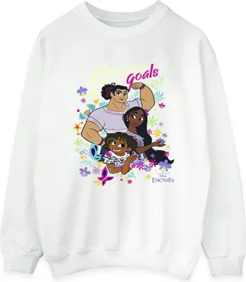 Produktbild von Disney - "Encanto Sister Goals" Sweatshirt für Damen BI16799 (L) (Weiß)