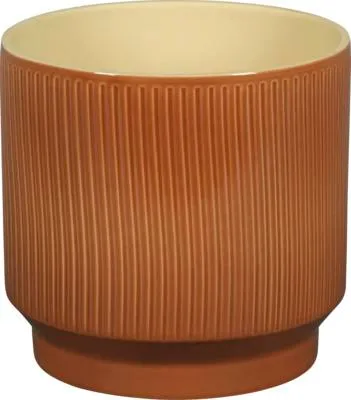 Produktbild von Blumentopf Passion for Pottery Steinzeug Ø 17 cm 17 x 17 x 15,2 cm orange