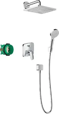 Produktbild von Hansgrohe Crometta - Duschset E 240, mit Unterputzarmatur Logis, verchromt 27957000