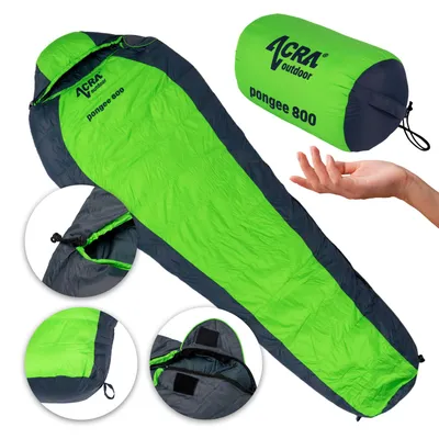 Zdjęcie produktu dla Acra śpiwór puchowy Pongee 800 - 210 cm, pierze kacze