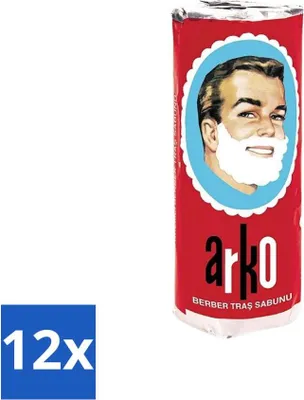 Produktbild von Arko - Rasierseife - Pflegt und schützt die Haut - 75 ml - Vorteilspack - 12 Stücke