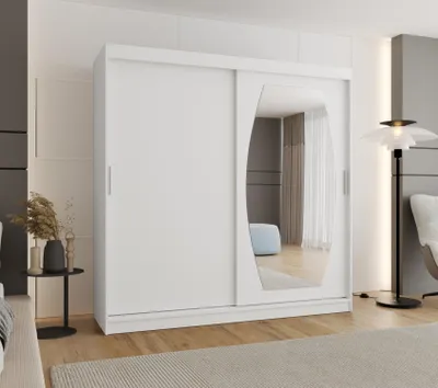 Produktbild von Kleiderschrank 200 cm SEYMA - weiß