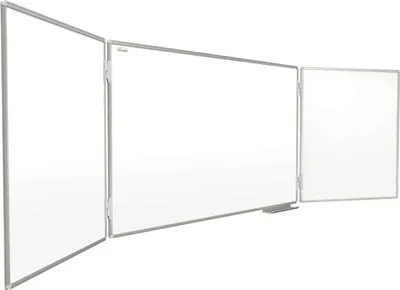 Produktbild von Magnetisches Whiteboard Klapptafel 5-flächig 100x150//300cm P3 emailliert