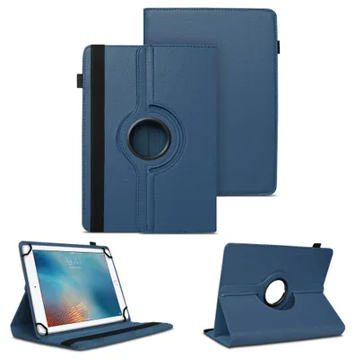 Produktbild von Tablet Hülle für Apple iPad 2025 Schutzhülle Tasche Case Cover 360 Grad DrehbarFarben:Blau