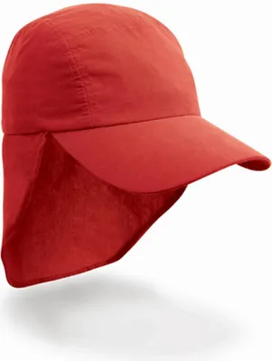 Produktbild von Result Headwear RC069J | Junior Legionnaires Cap / Kappe / Mütze / Hut - Farbe: Red - Größe: One Size