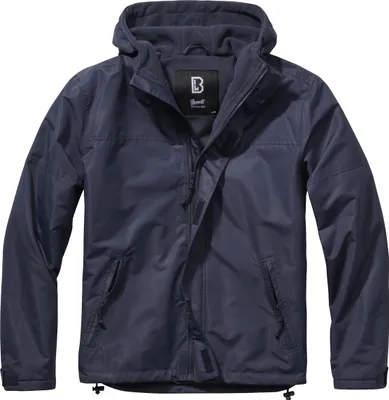 Produktbild von Brandit Windbreaker Frontzip Jacke Farbe: Marineblau, Grösse: S