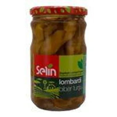 Selin Lombardi Paprika – Eingelegte grüne Paprika, 540 g