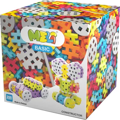 Image de Meli Basic Construction Blocks, 200dlg.