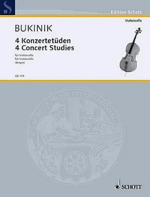 Produktbild von 4 Konzertetüden, Violoncello