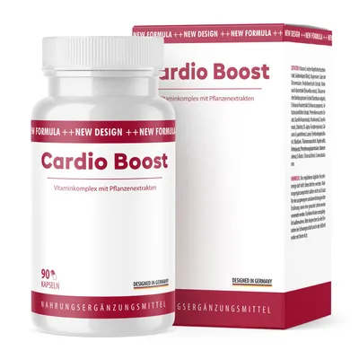 Produktbild von Cardio Boost Kapseln | für deine körperliche Balance |  & Reinheit | Inhalt 90 Kapseln