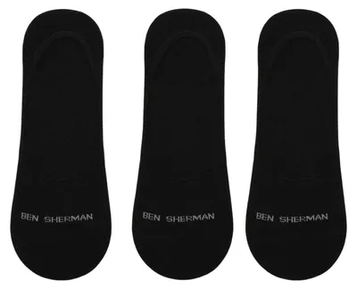 Image de Ben Sherman - Chaussettes fines « Makalu » pour homme (lot de 3) GT15965 (41 EU - 45 EU) (noir)
