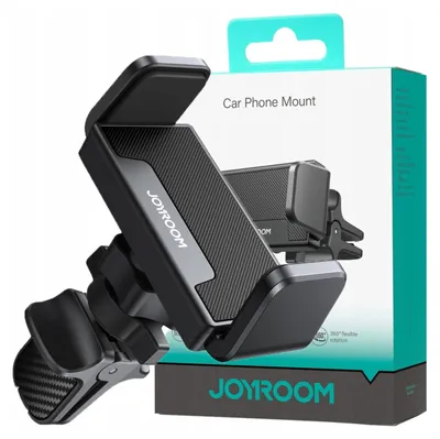 Produktbild von Joyroom Autotelefonhalter Für Lüftungsschlitze Schwarz (Jr-Zs377)