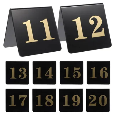 Productafbeelding van Tafelkaartjes in Tentvorm voor Decoratie (10 stuks)