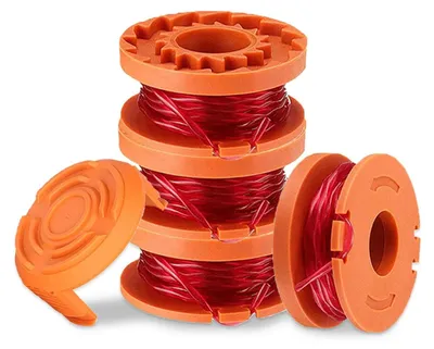 Produktbild von 4-teiliges Set Fadenspulen für Rasentrimmer, Nylon-Ersatzspule, Ersatz-Fadenspule