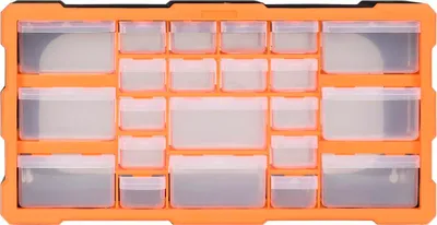 Obrázek produktu pro vícedílný organizér vidaXL s 22 zásuvkami 49x16x25,5 cm