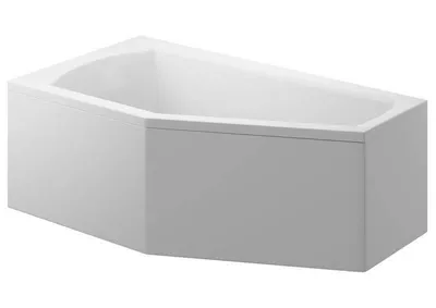 Produktbild von BADLAND Eckbadewanne Badewanne Selena 150x90 Links mit Acrylschürze | Ablauf  & Füße GRATIS