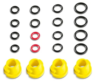 Productafbeelding van O-ring mondstukset hogedrukreiniger - 1 set - Kunststof en siliconen - Voor K2 t/m K7