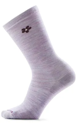 Produktbild von Smartwool Damen Everyday Groovy Bloom Crew Socken purple eclipse 38-41