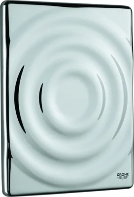 Produktbild von Grohe Abdeckplatte komplett für Wandeinbau-Spülkasten chrom - 43553000