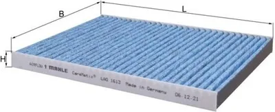 Produktbild von MAHLE Innenraumfilter LAO 1613 Pollenfilter für TESLA Model S (5YJS) Aktivkohle