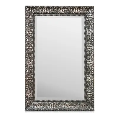 Obrázok produktu pre Casa Chic Manresa Nástenné zrkadlo s dreveným rámom Obdĺžnikové 90 x 60 cm Vintage