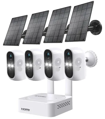 Obrázok produktu pre Bezpečnostný kamerový systém - Bezdrôtová kamera - Kamerový dohľad - 8-kanálový záznamový systém (NVR) - 3MP kamery - Nevyužívané
