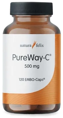 Produktbild von Natura Felix PureWay-C, 500mg ,120 EMBO-CAPS®