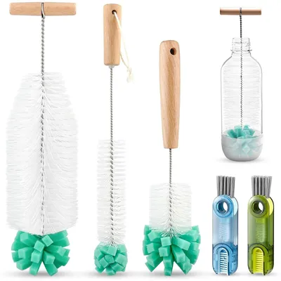 Produktbild von Set mit 5 Flaschenbürsten für eine gründliche Reinigung