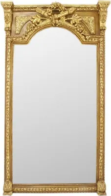 Zdjęcie produktu dla Casa Padrino Lustro w stylu barokowym złoto 120 x H. 225 cm - Wspaniałe lustro ścienne w stylu barokowym - Lustro szafa w stylu antycznym - Lustro w salonie - Meble w stylu barokowym