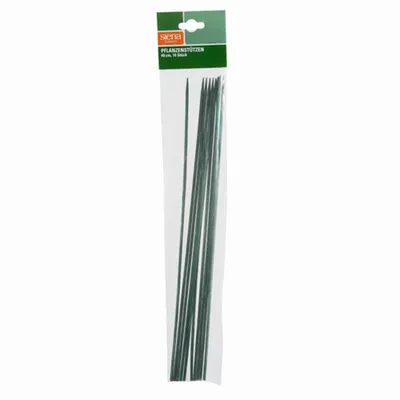 Produktbild von Siena Garden 301-8720 Pflanzstützen, Bambus, 40 cm, grün (10er Pack)