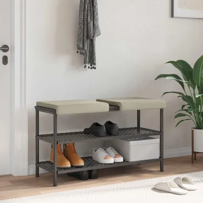 Produktbild von Maison Exclusive - Bankkissen 2 stk. Strukturiertes Samt Sand Tiefe 35 cm