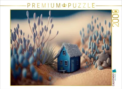 Produktbild von CALVENDO Puzzle Haus zur blauen Lagune | 2000 Teile Lege-Größe 90x67cm Foto-Puzzle für glückliche Stunden