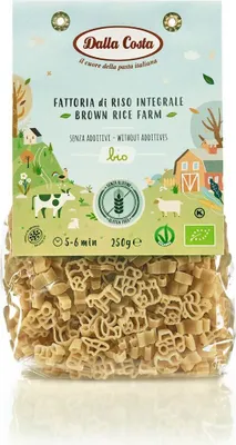 Produktbild von Dalla Costa Fattoria Riso Integrale, Kurze Nudeln, 250 g, 5 min, 6 min, 363 kcal, 1539 kJ