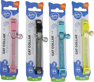 Productafbeelding van Duvo+ Kattenhalsband Glitter Nylon 20-30cm / 10mm