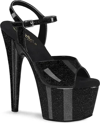 Produktbild von ADORE-709GP Damen Sandale von Pleaser, Schwarz , EU 44, US 14