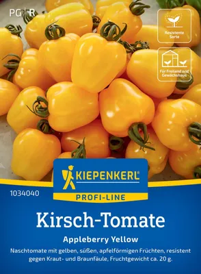 Artikelbild 2 von 'Kirsch-Tomate Appleberry Yellow F1' aus der Kategorie Kirschtomatensamen