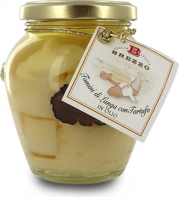 Produktbild von Schafskäse mit Trüffel in Sonnenblumenöl, 280 g